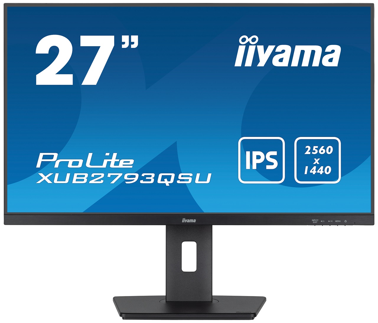 iiyama ProLite/XUB2793QSU-B7/27''/IPS/QHD/100Hz/1ms/Black/3R