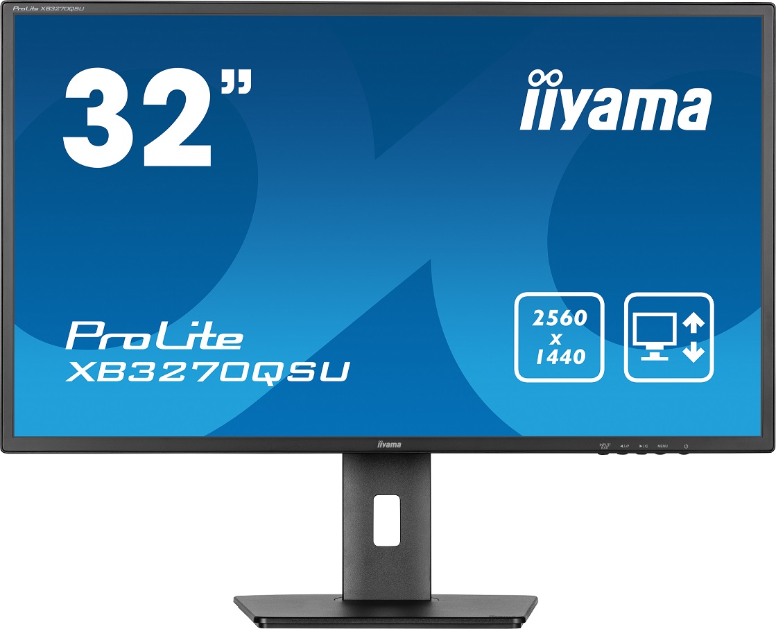 iiyama ProLite/XB3270QSU-B1/31,5''/IPS/QHD/100Hz/3ms/Black/3R