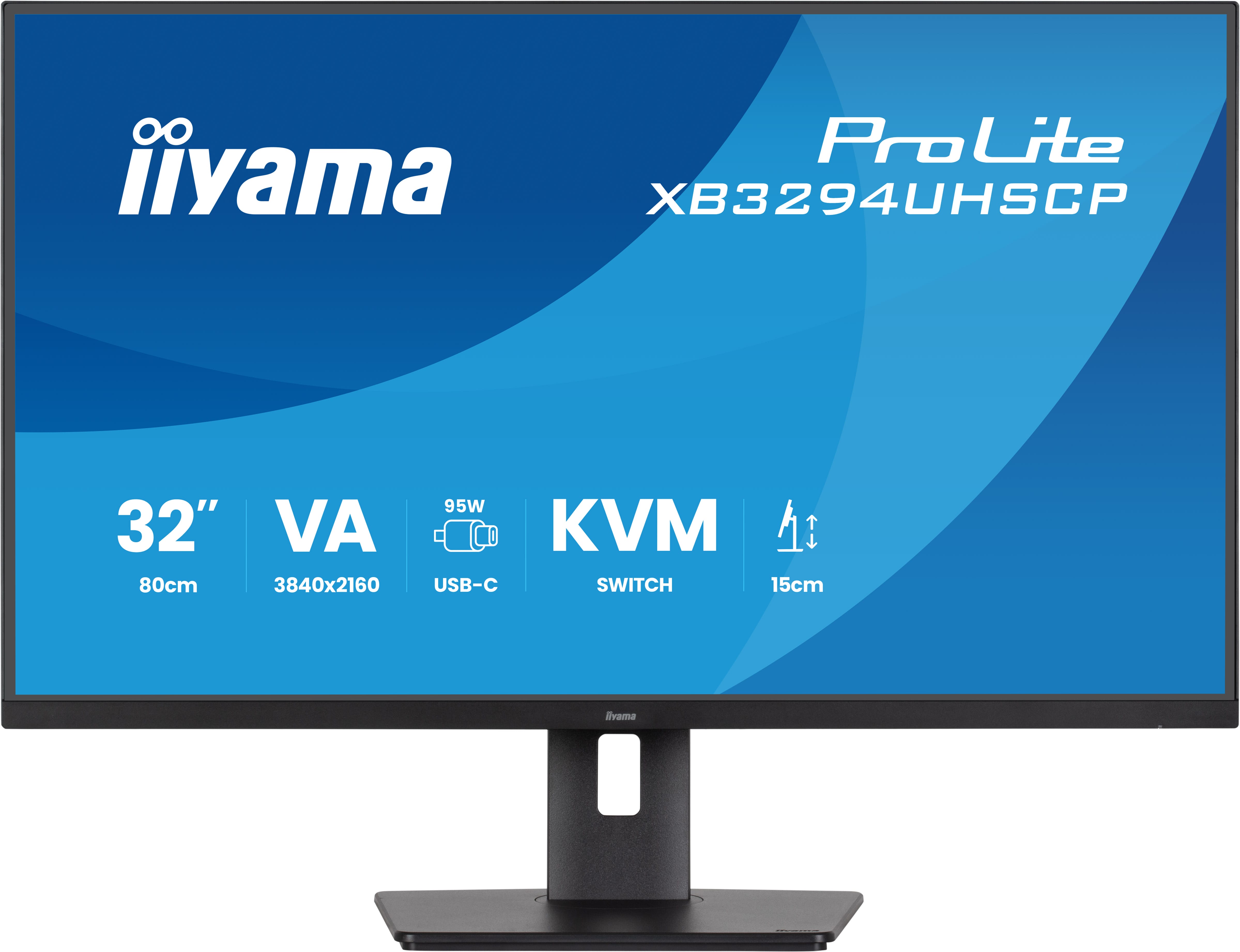 iiyama ProLite/XB3294UHSCP-B1/31,5''/VA/4K UHD/60Hz/2ms/Černá/5R