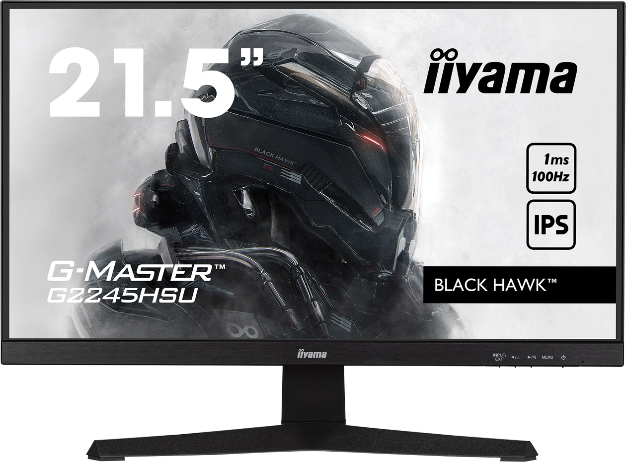 iiyama G-Master/G2245HSU-B2/21,5''/IPS/FHD/100Hz/1ms/Black/3R