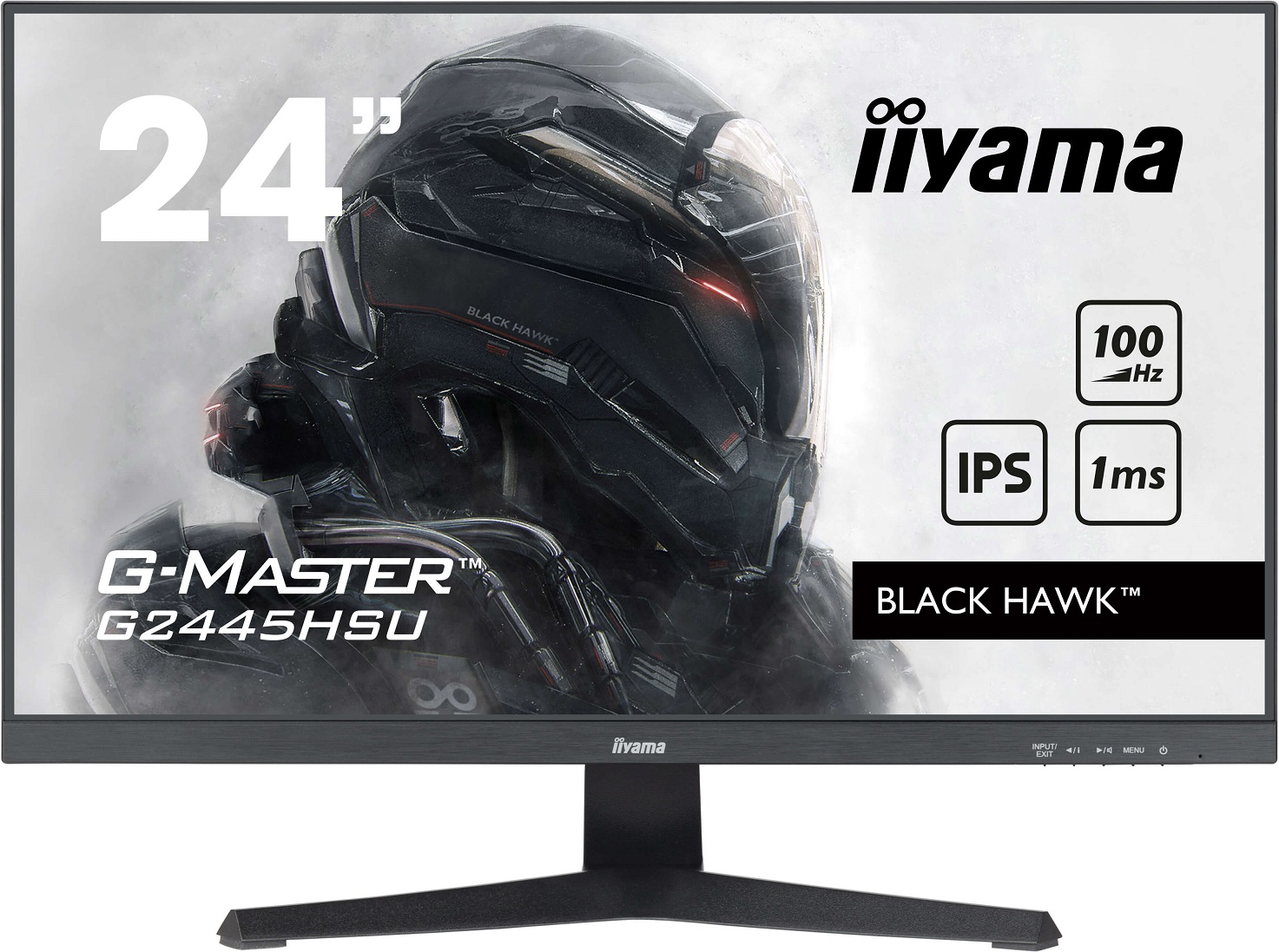 iiyama G-Master/G2445HSU-B2/23,8''/IPS/FHD/100Hz/1ms/Black/3R