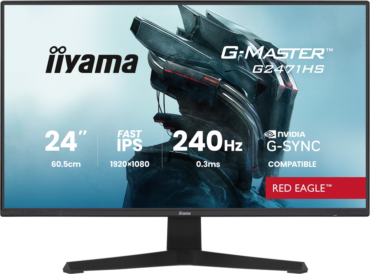 iiyama G-Master/G2471HS-B1/23,8''/IPS/FHD/240Hz/0,3ms/Černá/3R
