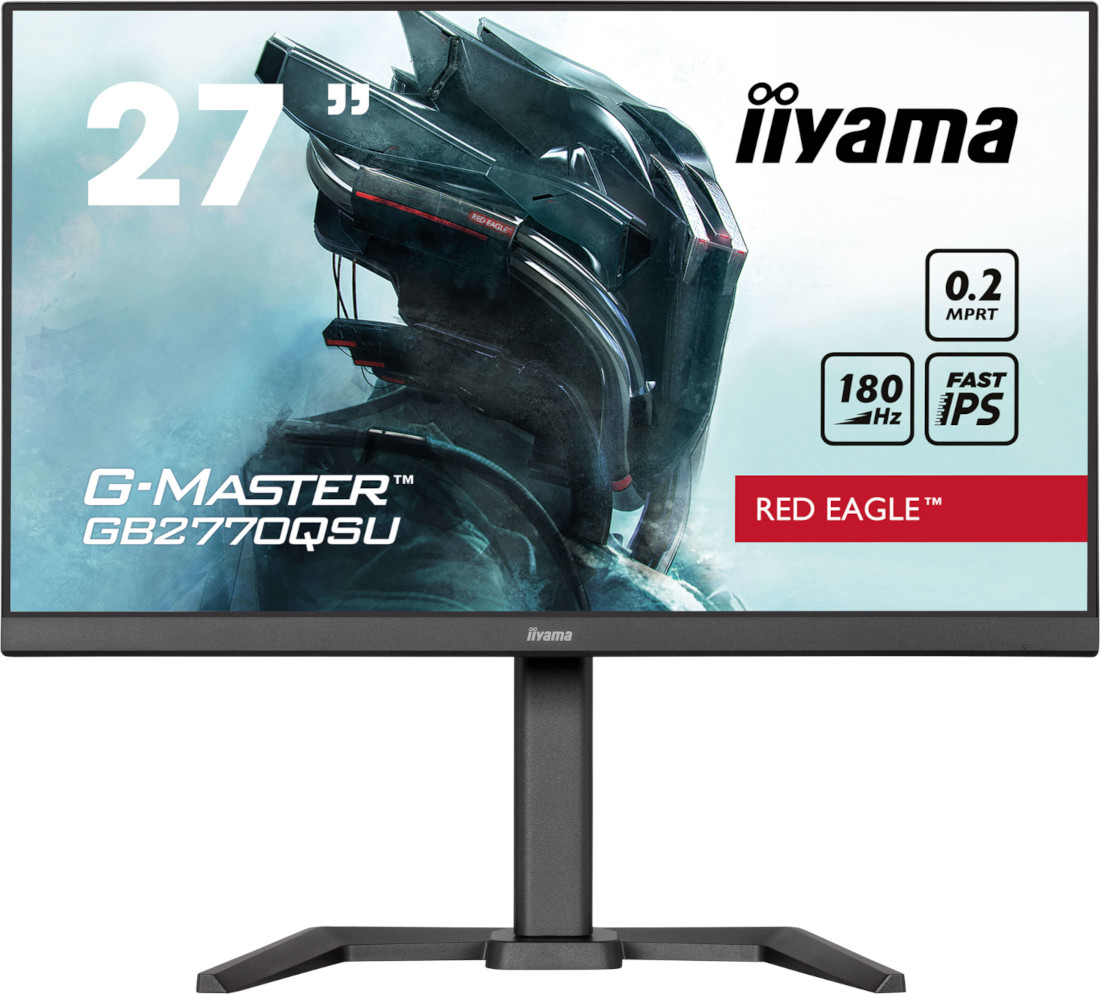 iiyama G-Master/GB2770QSU-B6/27''/IPS/QHD/180Hz/0,2ms/Black/3R