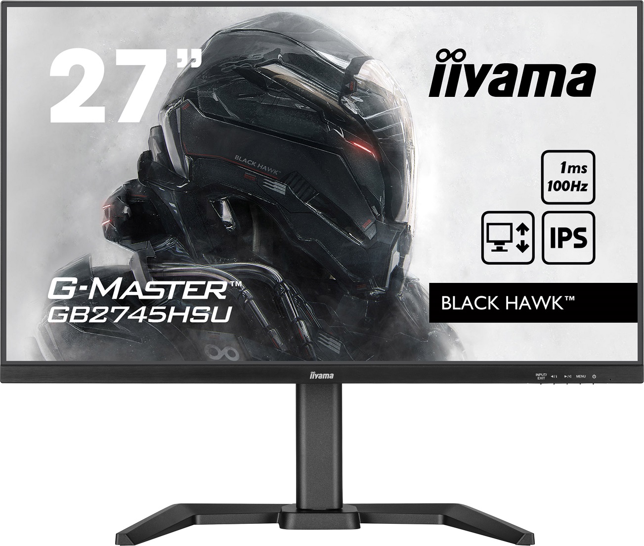 iiyama G-Master/GB2745HSU-B1/27''/IPS/FHD/100Hz/1ms/Black/3R