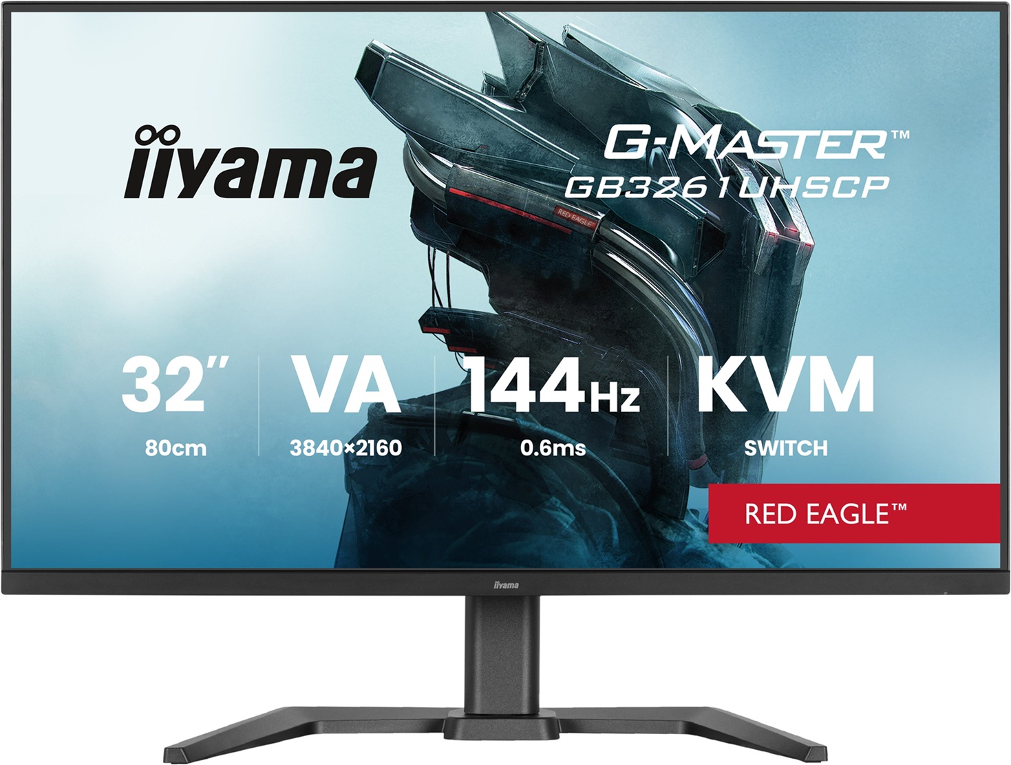 32'' iiyama GB3261UHSCP-B1:VA,4K,144Hz,USB-C,HAS