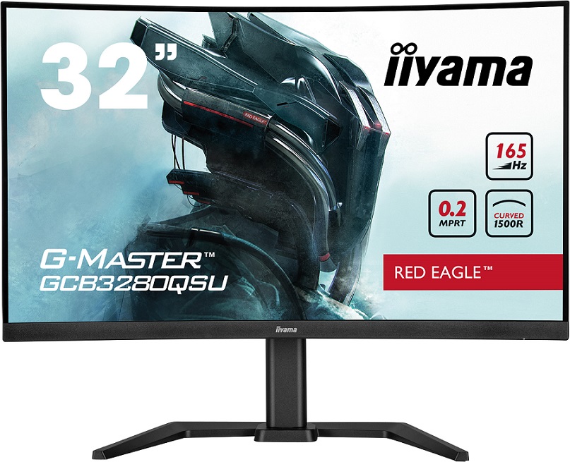 iiyama G-Master/GCB3280QSU-B1/31,5''/VA/QHD/165Hz/0,2ms/Black/3R