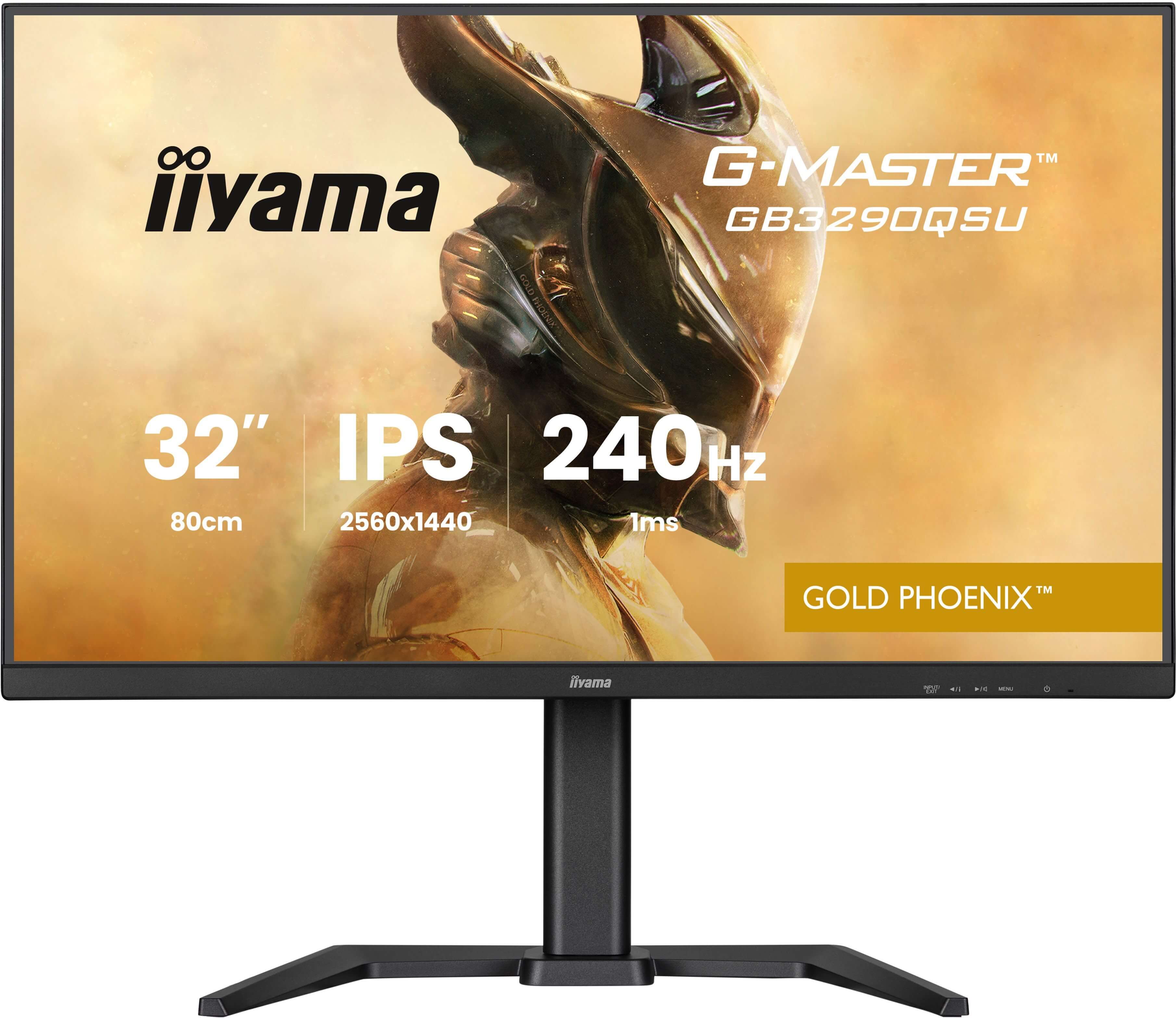 iiyama G-Master/GB3290QSU-B1/31,5''/IPS/QHD/240Hz/1ms/Černá/3R