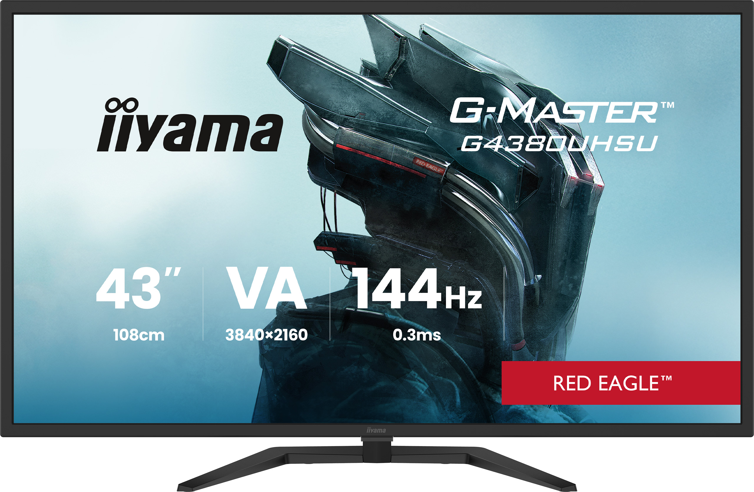 iiyama G-Master/G4380UHSU-B2/42,5''/VA/4K UHD/144Hz/0,3ms/Černá/3R