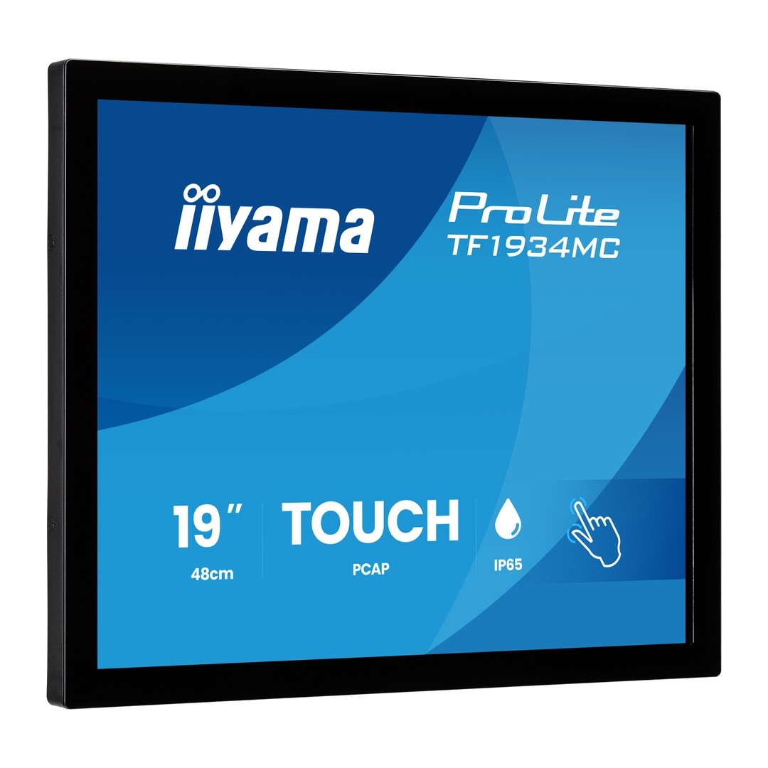 19" iiyama TF1934MC-B8X-SXGA,IPS,350cd,PCAP,IP65,O