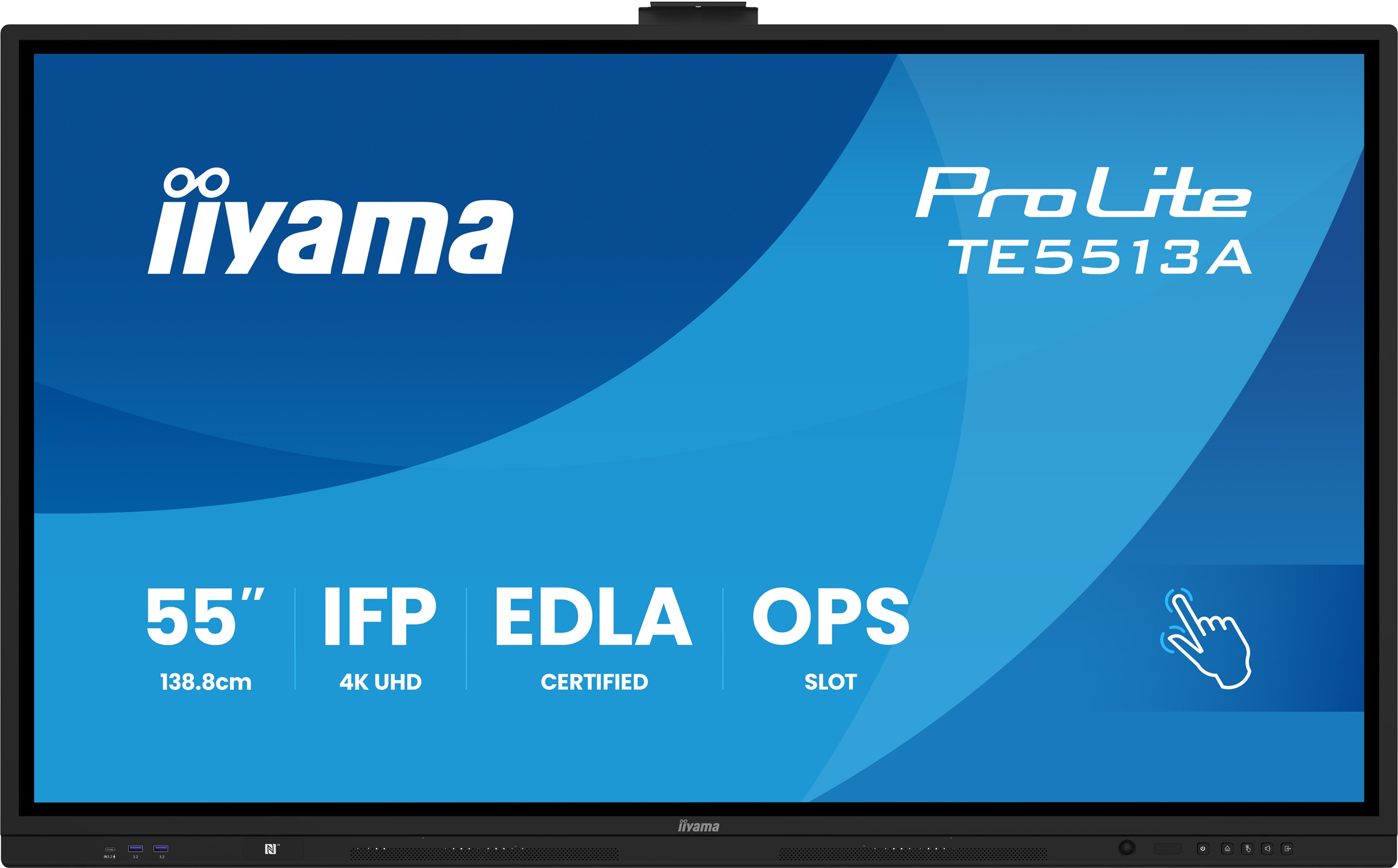 55'' iiyama TE5513A-B2AG:IPS,4K,40P,EDLA