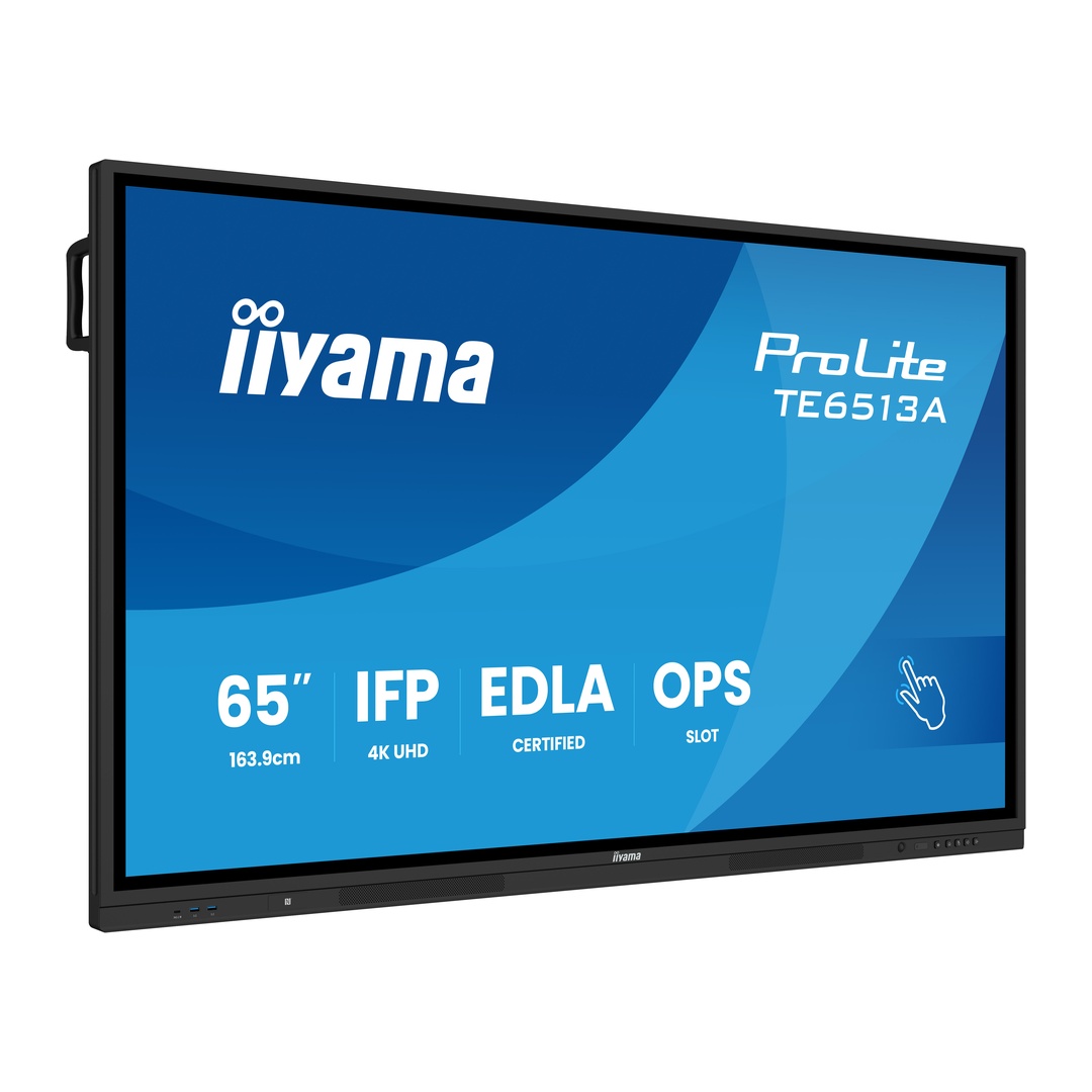 65" iiyama TE6513A-B3AG:IPS,4K,EDLA,NFC