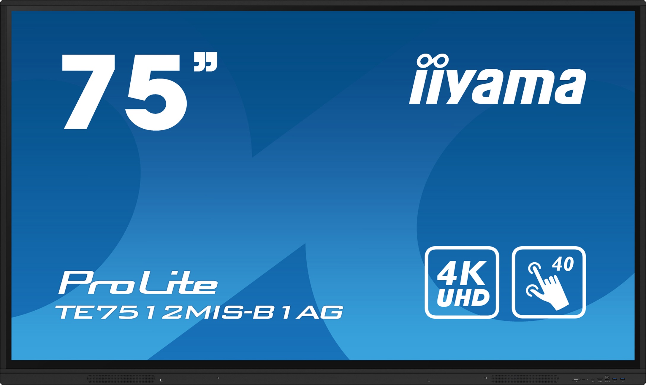 75'' iiyama TE7512MIS-B1AG: IPS,4K UHD,Android,24/7