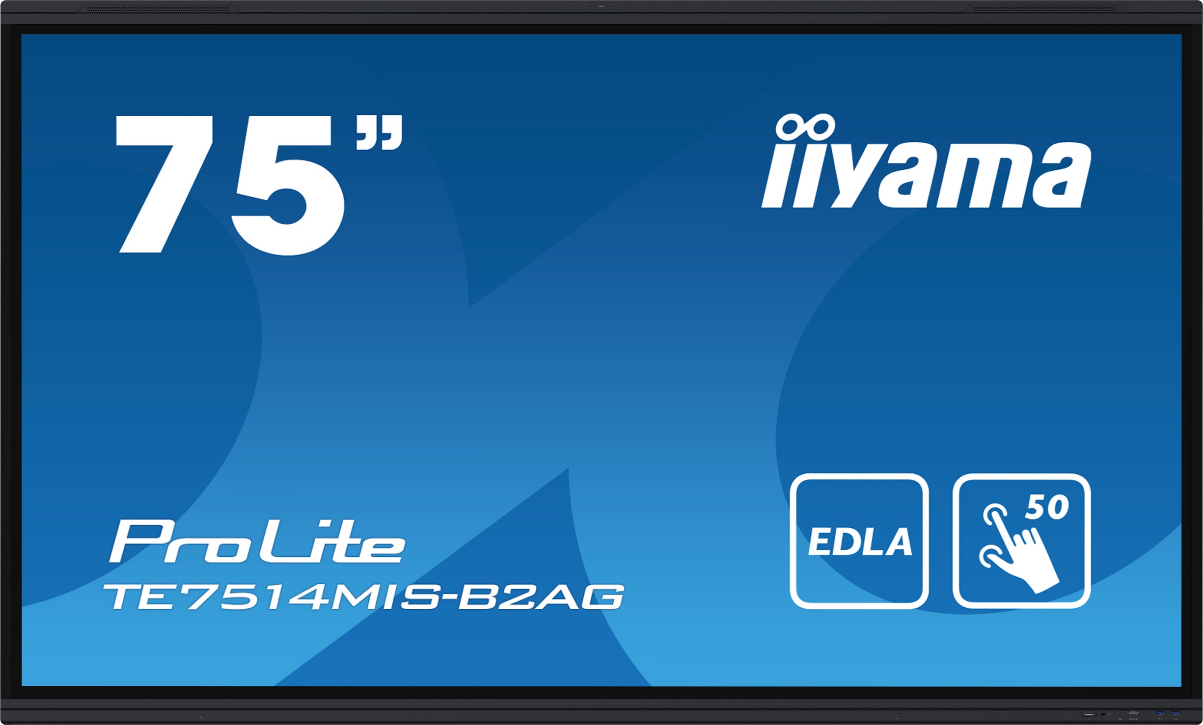 75'' iiyama TE7514MIS-B2AG:IPS,4K,USB-C,EDLA