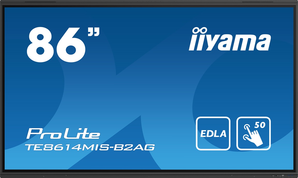 86'' iiyama TE8614MIS-B2AG:VA,4K,50P,EDLA,Android