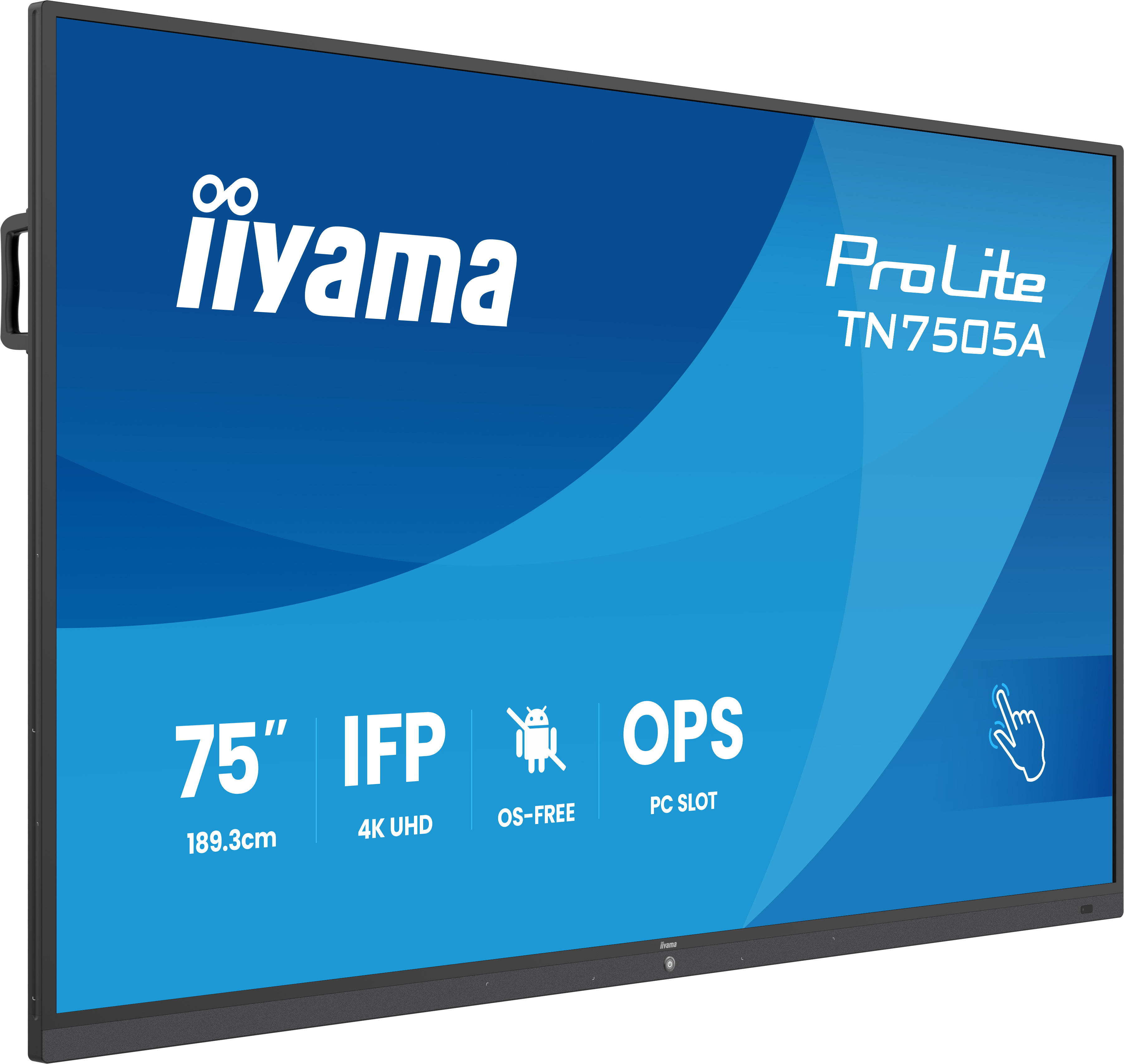 75'' iiyama TN7505A-B1AG:IPS,4K,no Android