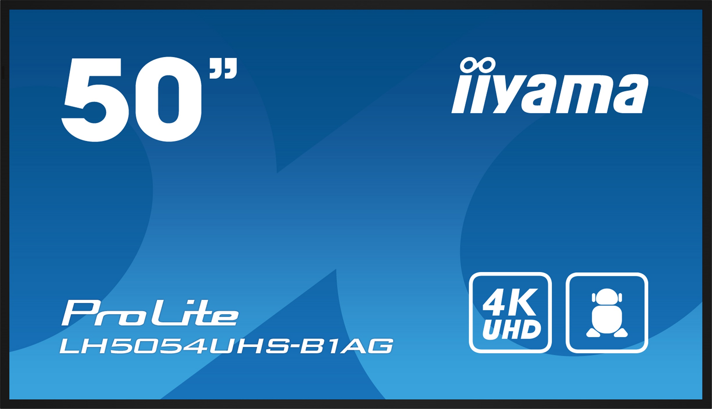 50'' iiyama LH5054UHS-B1AG: VA,4K UHD,Android,24/7