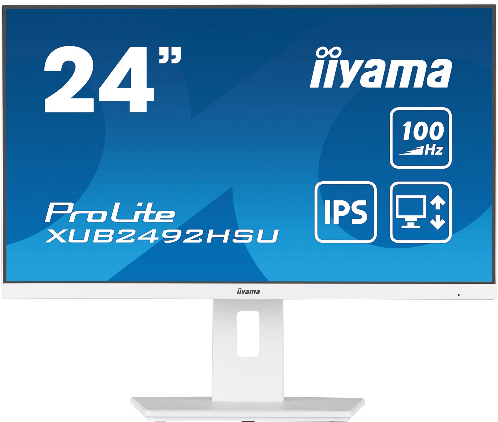 iiyama ProLite/XUB2492HSU-W6/23,8''/IPS/FHD/100Hz/0,4ms/White/3R