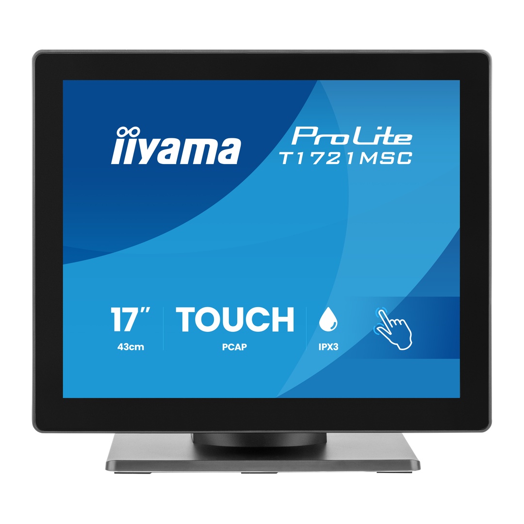 17" iiyama T1721MSC-B3: PCAP, 10P, HDMI, repro