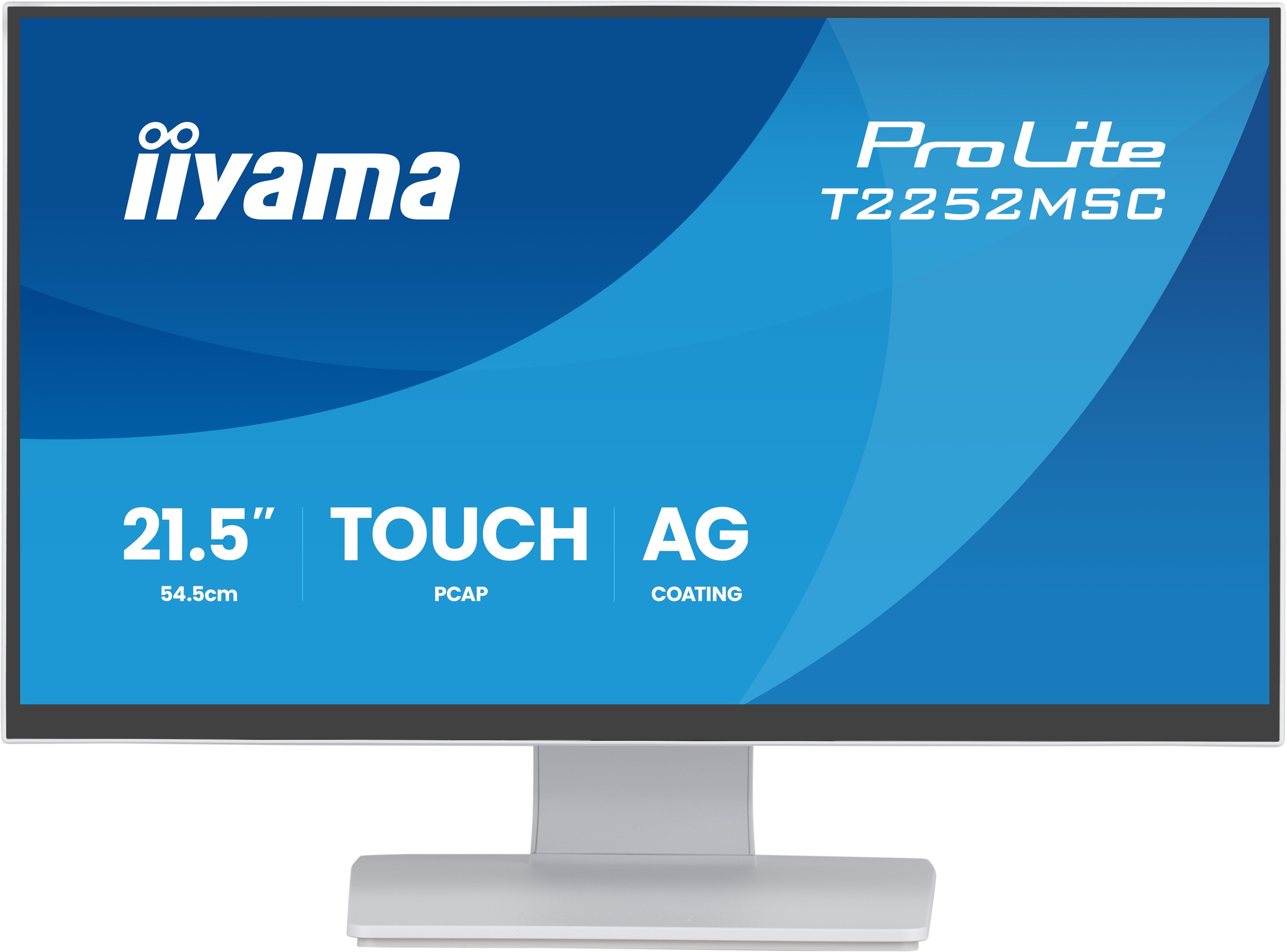 22'' LCD iiyama T2252MSC-W2AG:IPS,FHD,HDMI,DP