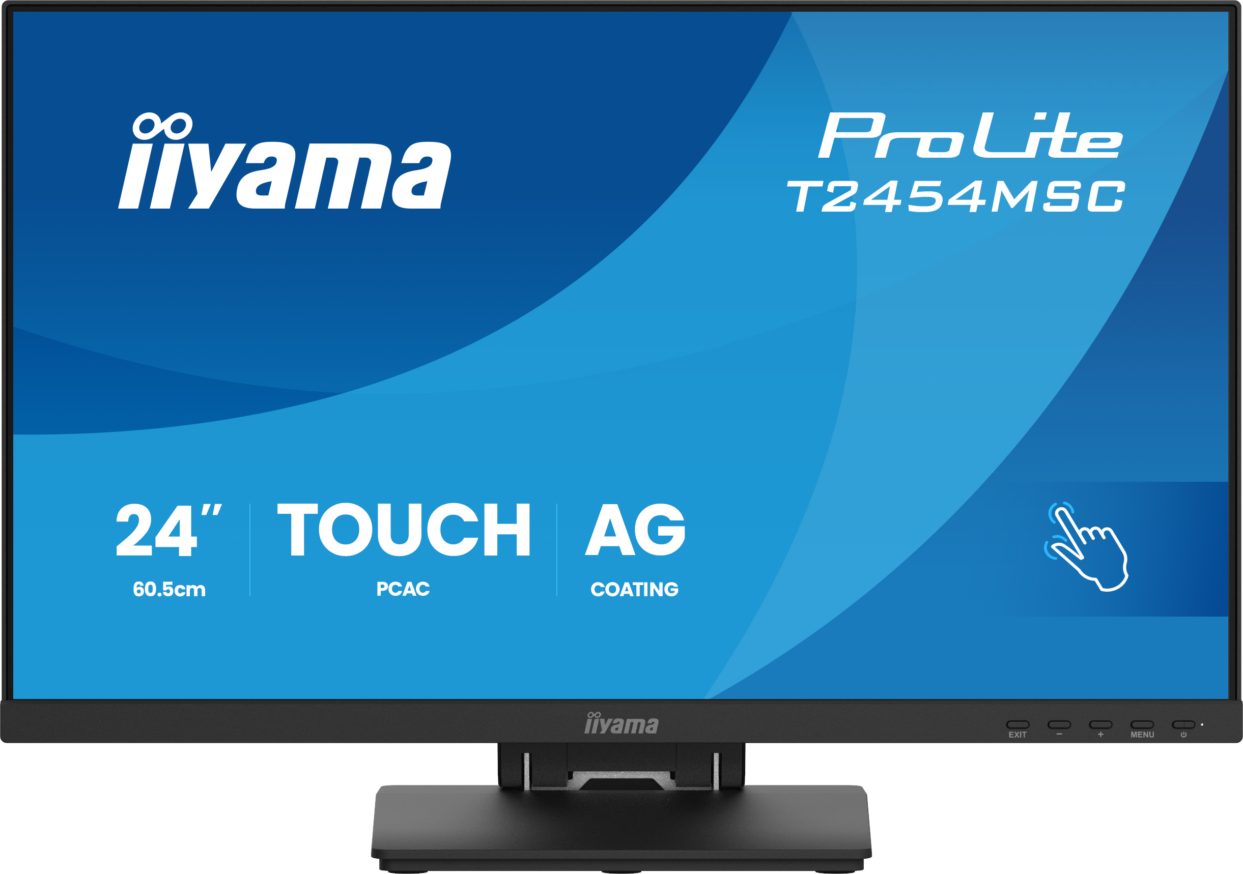 24'' iiyama T2454MSC-B3AG - IPS,FHD,USB,repro