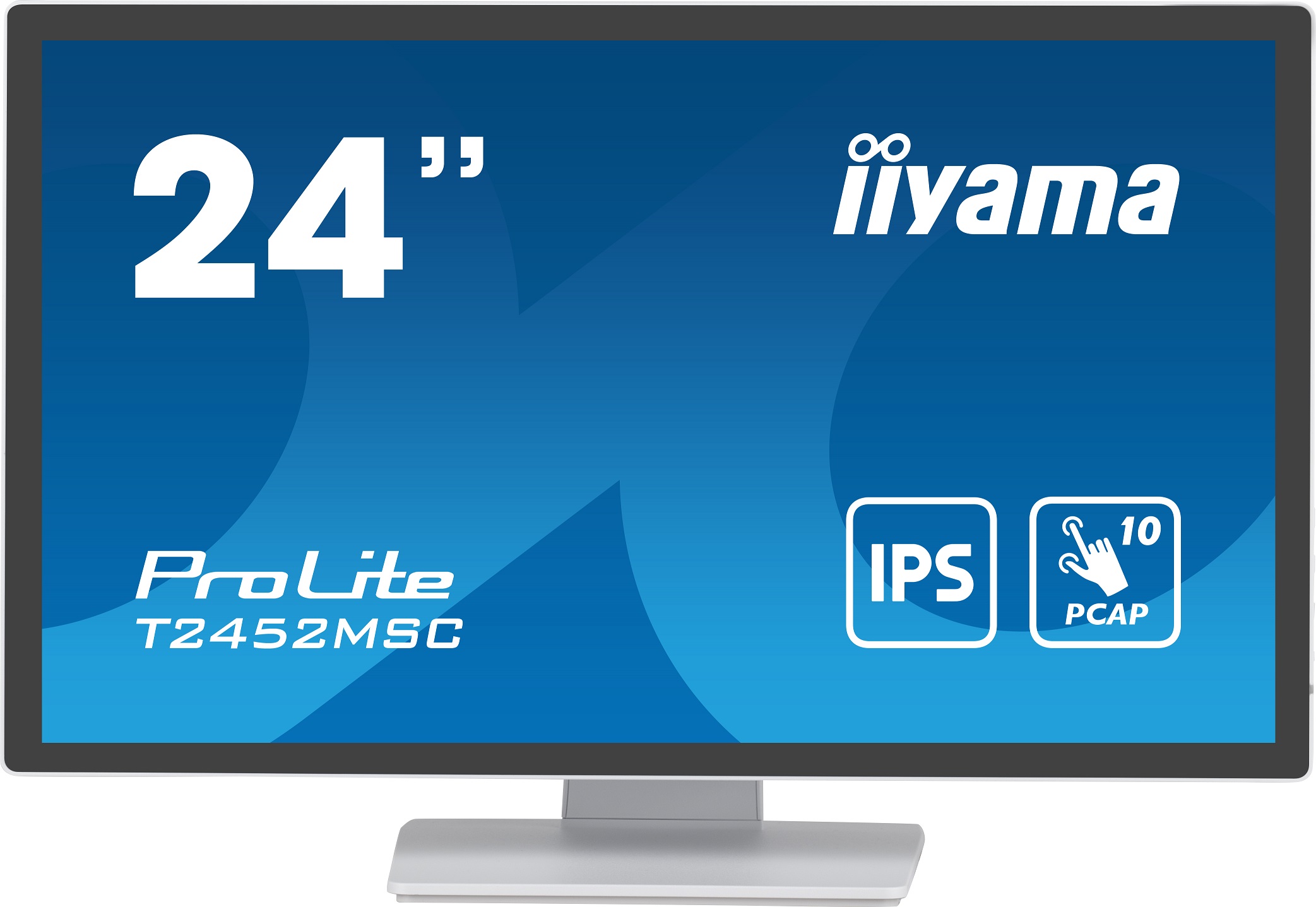 24'' LCD iiyama T2452MSC-W1: PCAP,IPS,FHD,HDMI,whit