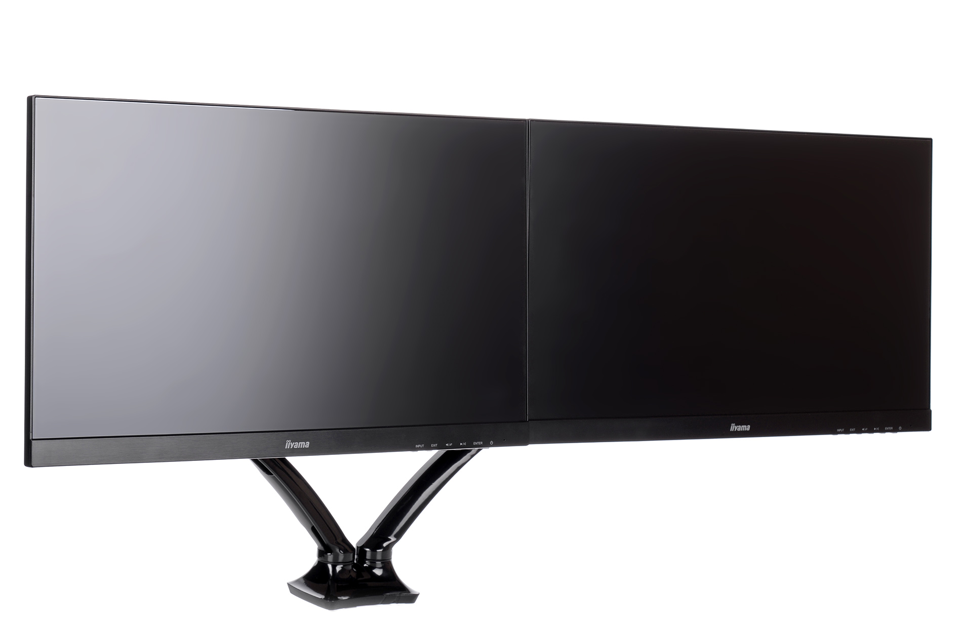 IIYAMA DS3002C-B1 dvojité rameno s plynovou pružinou