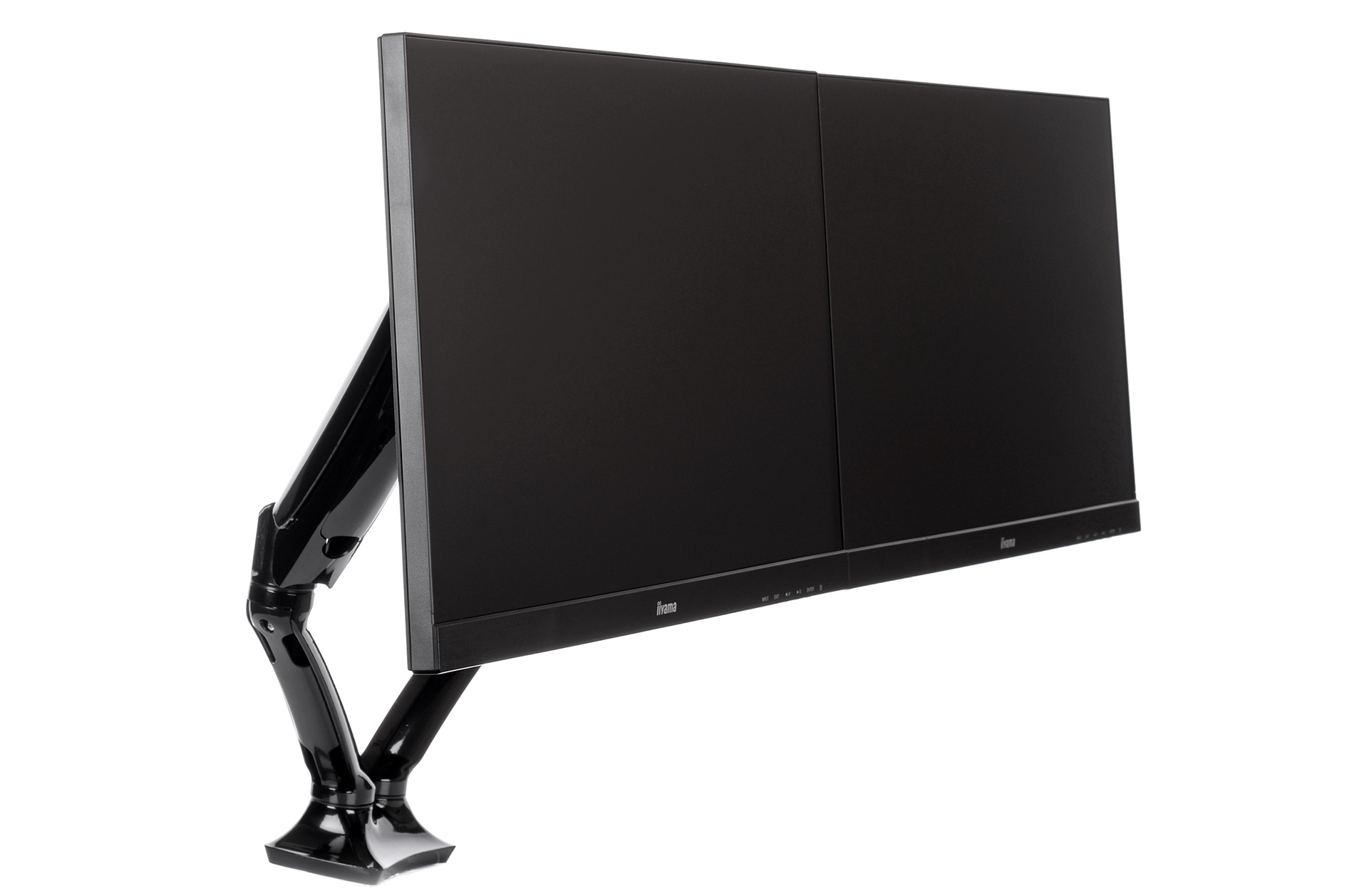 IIYAMA DS3002C-B1 dvojité rameno s plynovou pružinou