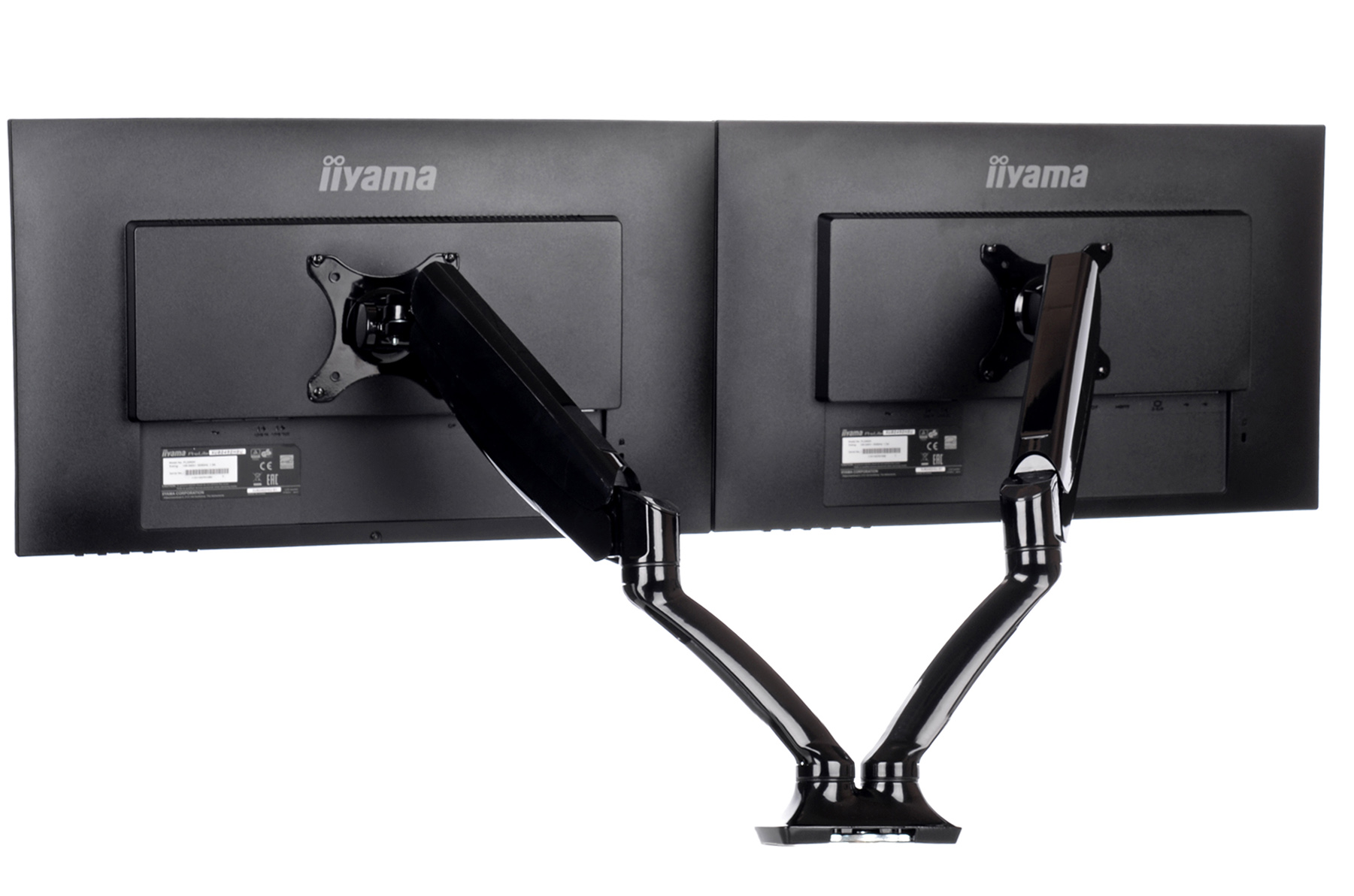 IIYAMA DS3002C-B1 dvojité rameno s plynovou pružinou