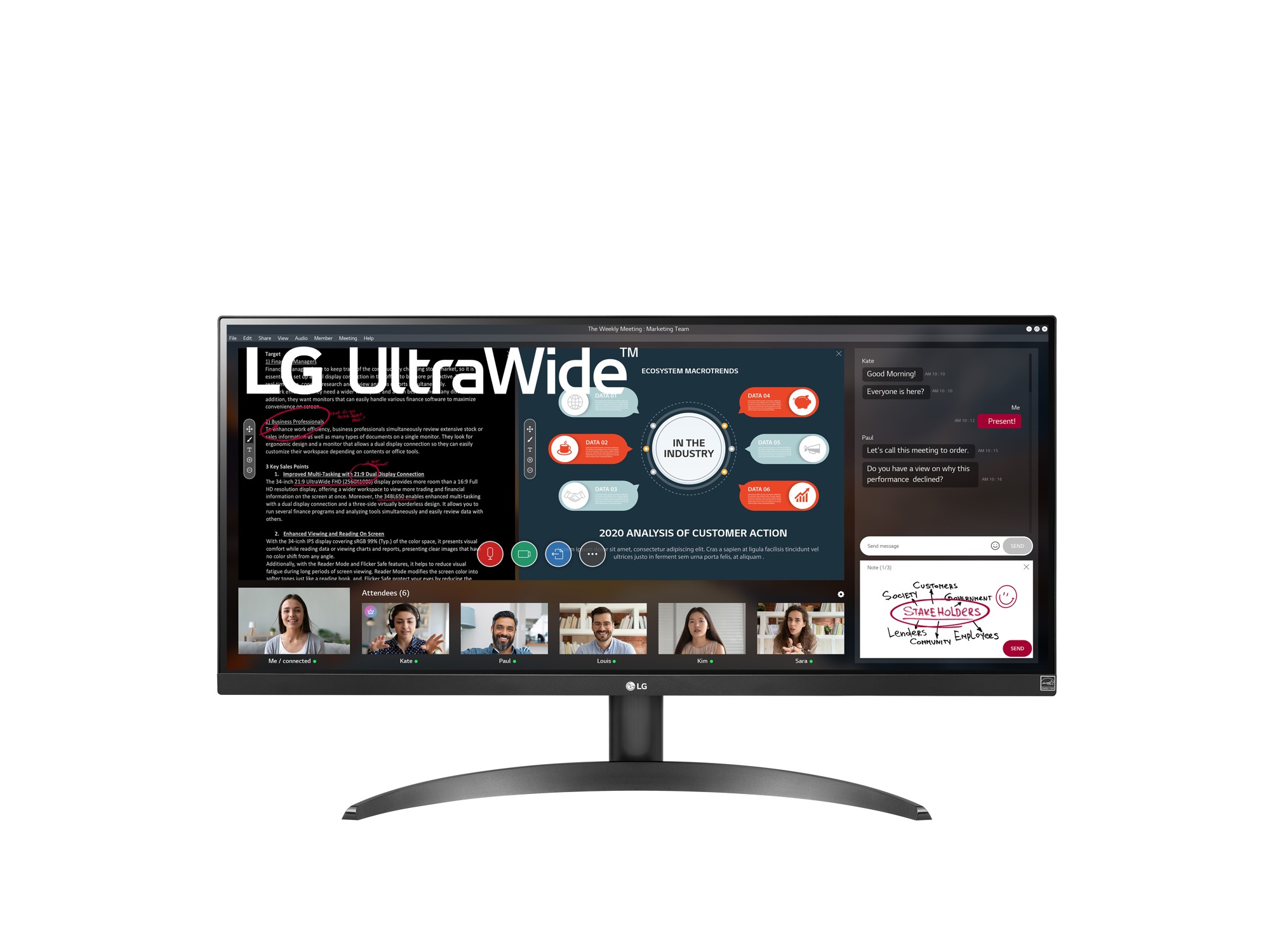 LG UltraWide/29WP500-B/29''/IPS/2560x1080/75Hz/5ms/Black/2R