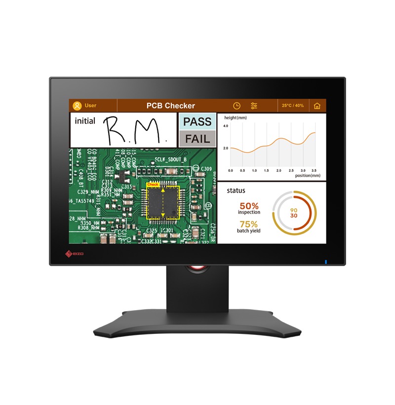 16'' LED EIZO FDF1683WT-BK:IPS,FHD,Touch
