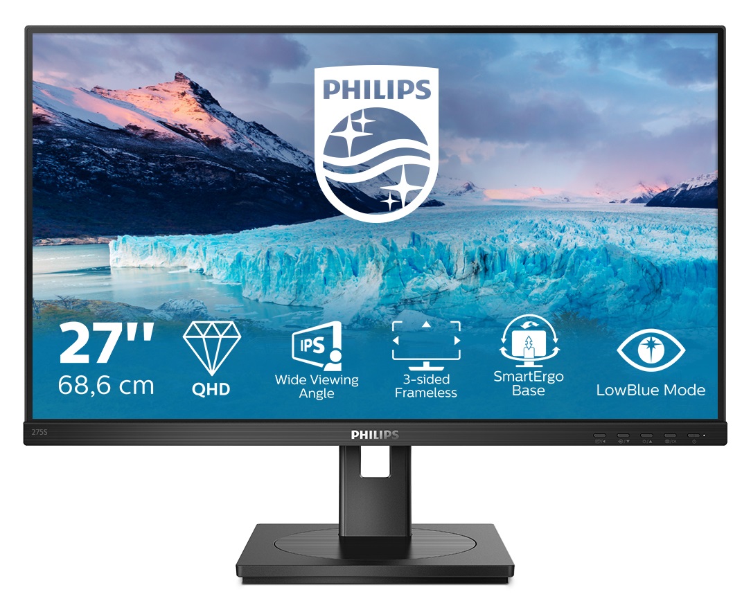 27'' LED Philips 275S1AE - IPS,QHD,DP,HDMI,DVI