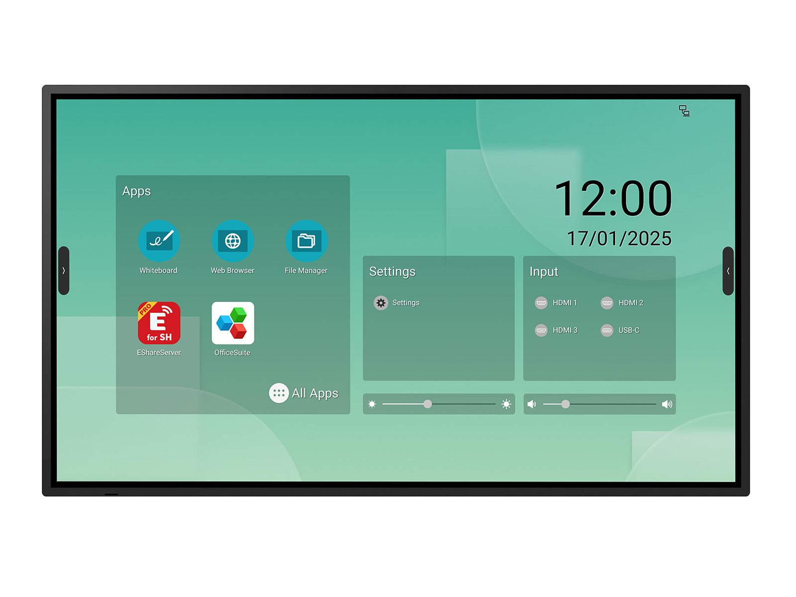 55'' LED SHARP LM551,3840x2160,500cd,Touch