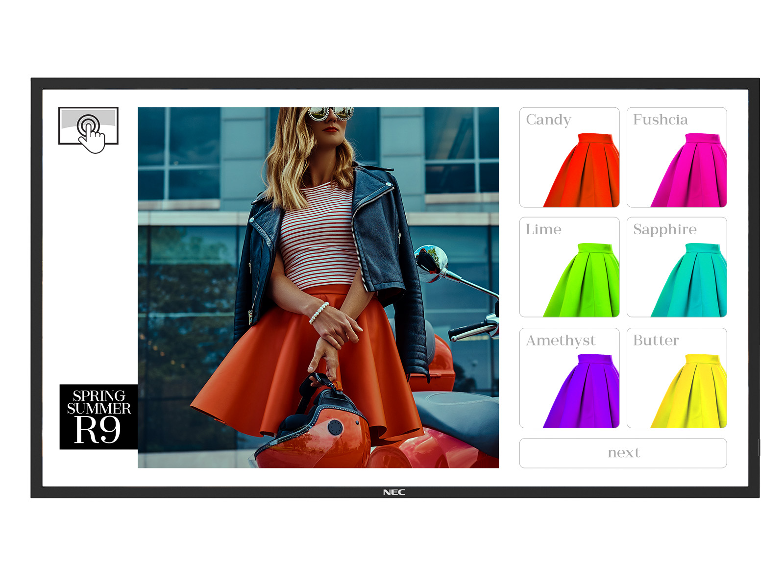 55'' LED NEC ME551 IR-2,3840x2160,IPS,18/7,400cd