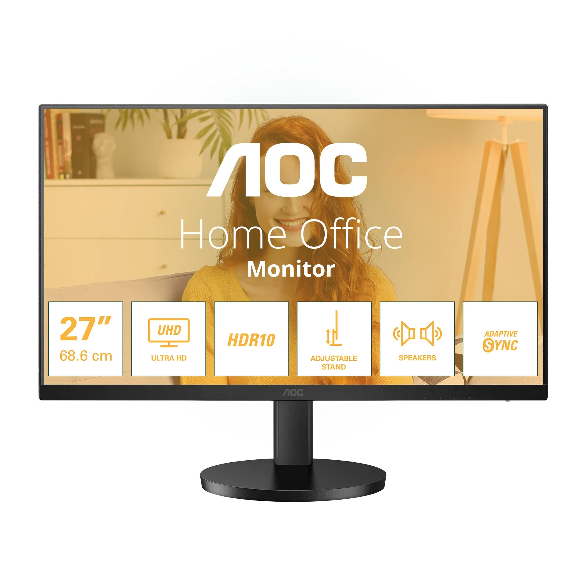 AOC/U27B3AF/27''/IPS/4K UHD/60Hz/4ms/Black/3R