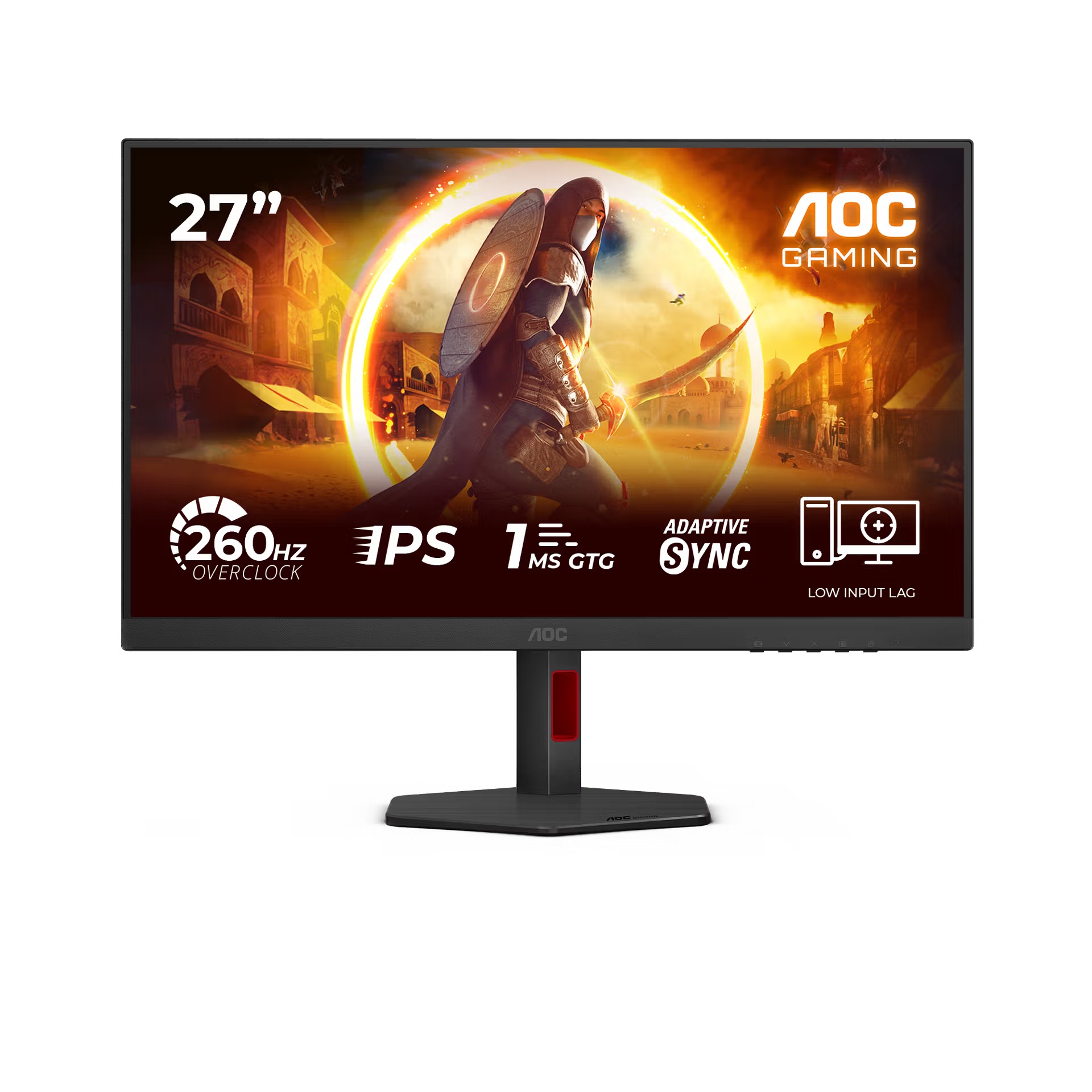 AOC Gaming/27G4ZR/27''/IPS/FHD/260Hz/0,3ms/Černá/3R