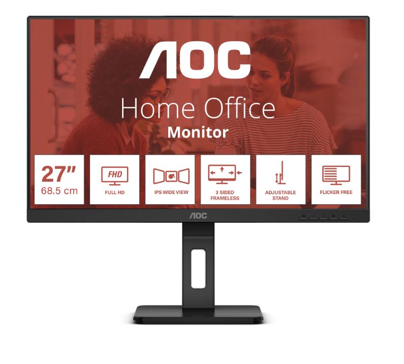 AOC/27E3QAF/27''/IPS/FHD/75Hz/4ms/Black/3R