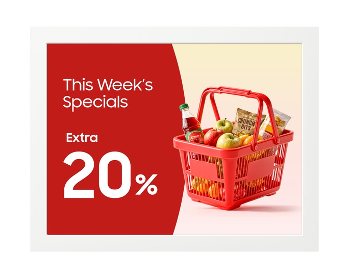 13'' LED Samsung EM13DX-e-ink