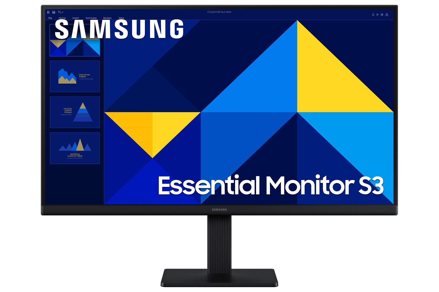 Samsung Essential S3/LS24D304GAUXEN/24''/IPS/FHD/100Hz/5ms/Black/2R