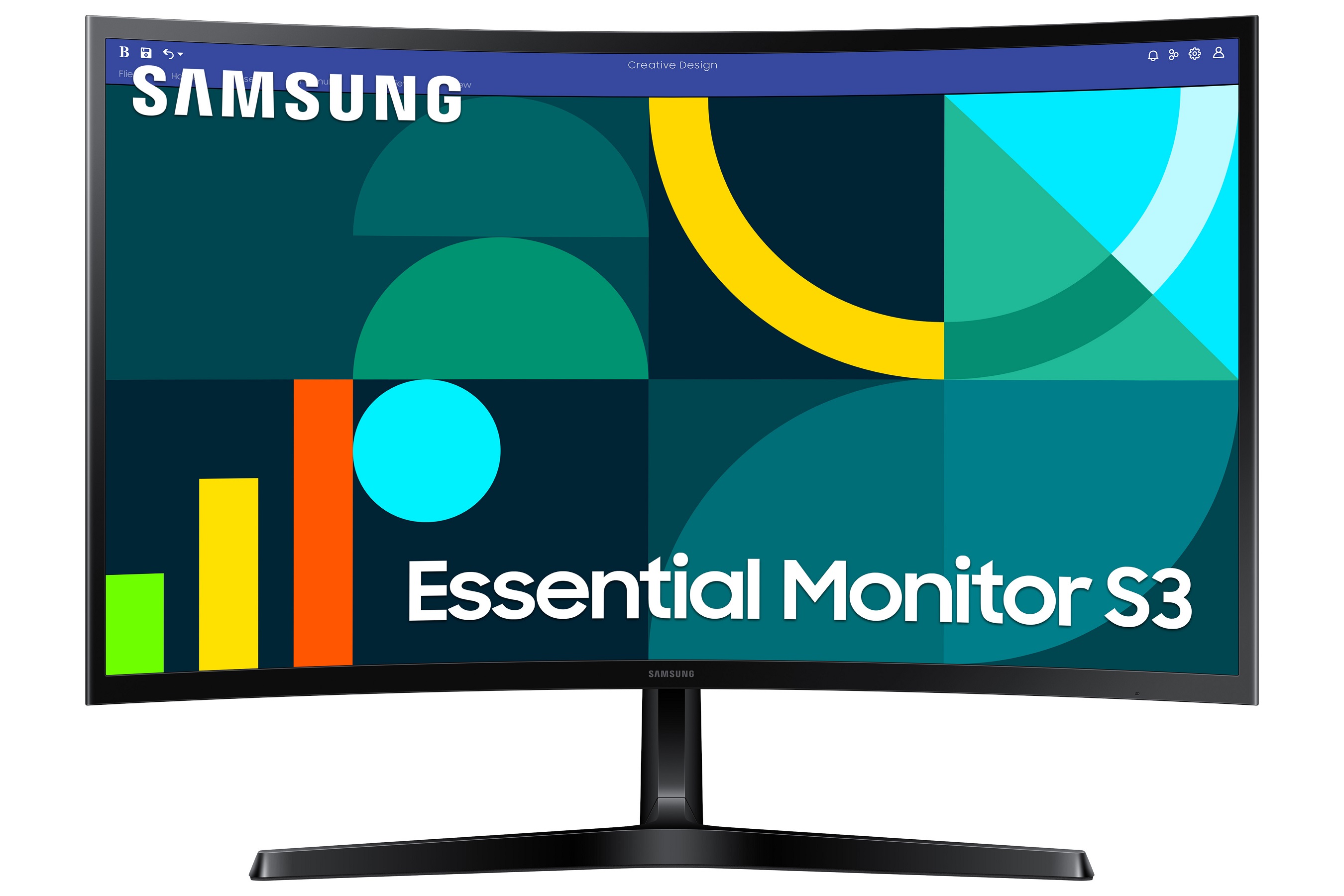 Samsung Essential S3/S366GD/27''/VA/FHD/100Hz/4ms/Black/2R