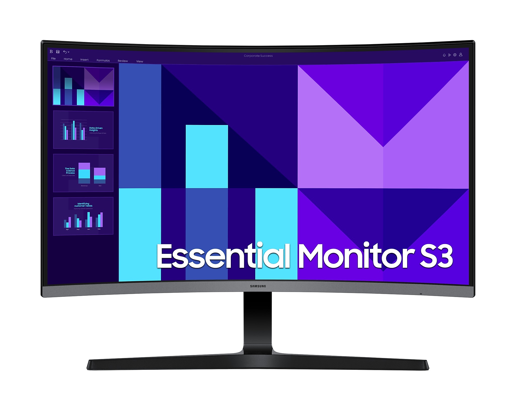 Samsung Essential S3/LS27D390GAUXEN/27''/VA/FHD/100Hz/4ms/Black/2R