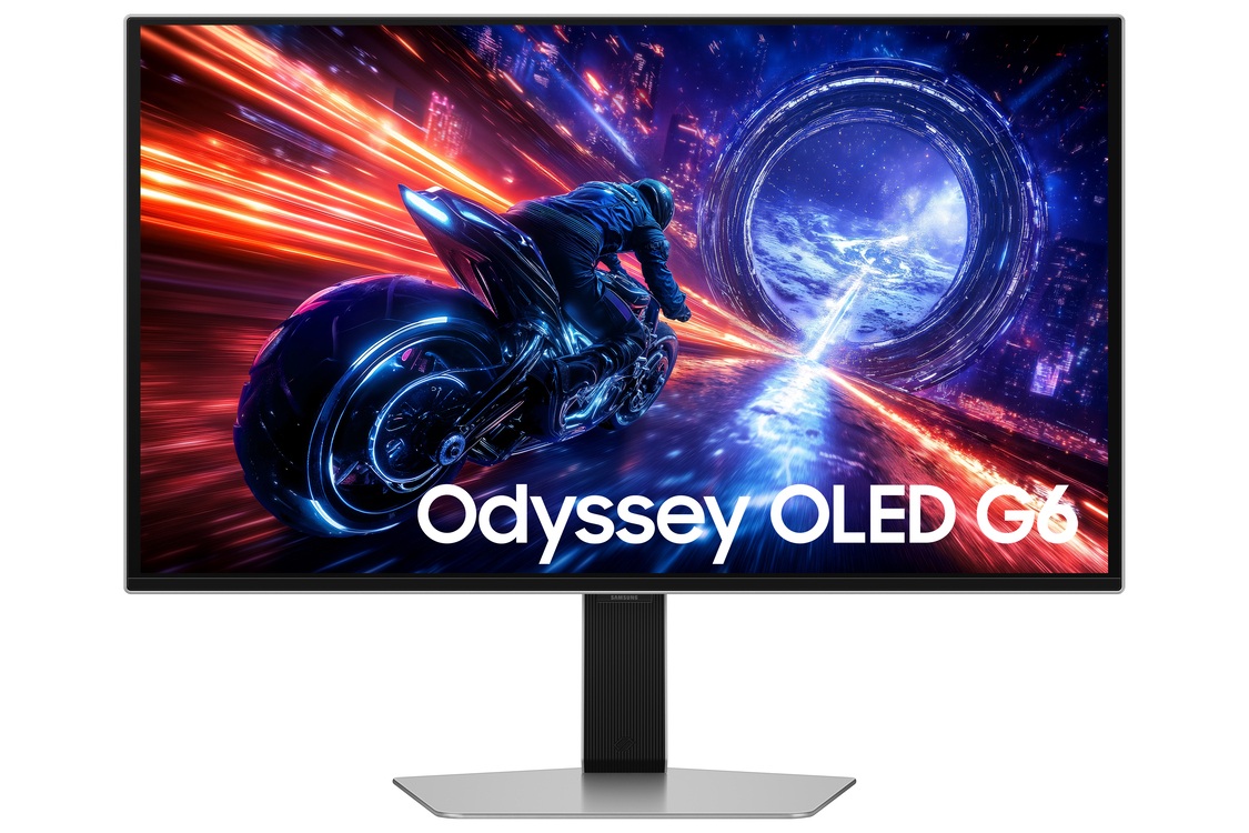 Samsung Odyssey OLED G6/G60SF/27''/OLED/QHD/500Hz/0,03ms/Stříbrná/2R