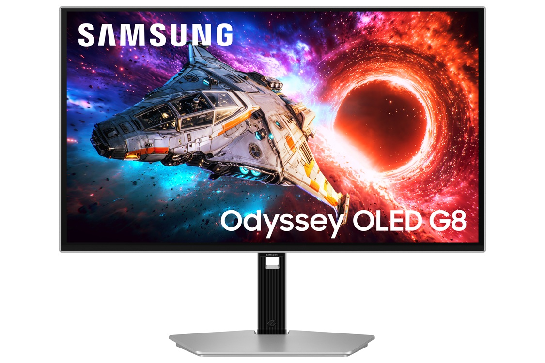Samsung Odyssey OLED G8/LS27HG800SUXEN/27''/OLED/4K UHD/240Hz/0,03ms/Stříbrná/2R