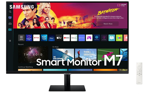 Samsung Smart Monitor/M7/32''/VA/4K UHD/60Hz/4ms/Black/2R