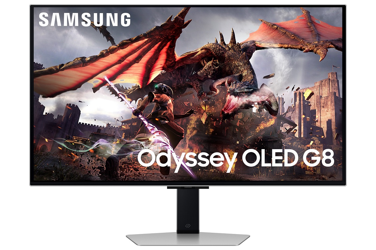 Samsung Odyssey OLED G8/G80SD/32''/OLED/4K UHD/240Hz/0,03ms/Silver/3R