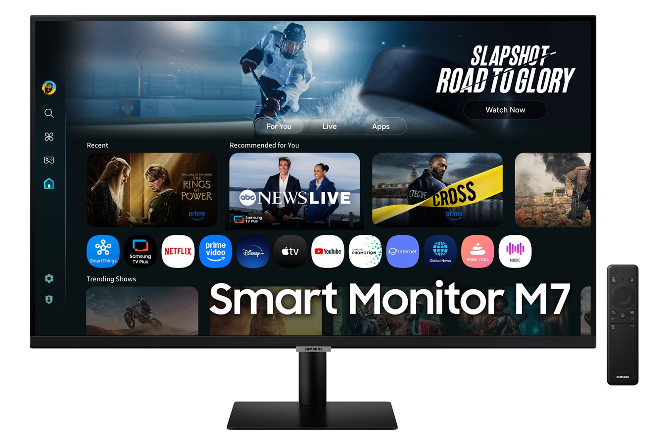 Samsung Smart Monitor/M70F/32''/VA/4K UHD/60Hz/4ms/Černá/2R