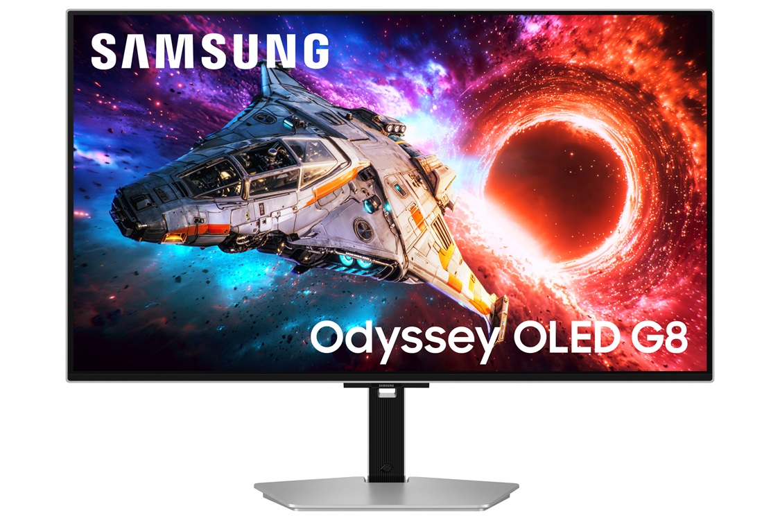Samsung Odyssey OLED G8/LS32HG800SUXEN/32''/OLED/4K UHD/240Hz/0,03ms/Stříbrná/2R
