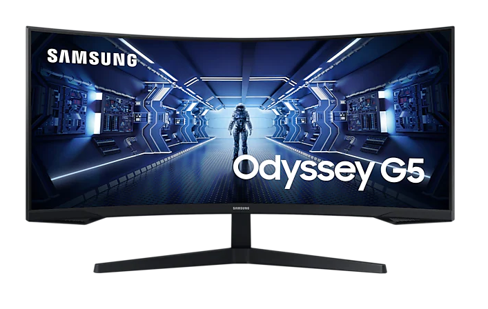 Samsung Odyssey/G55T/34''/VA/3440x1440/165Hz/1ms/Black/2R