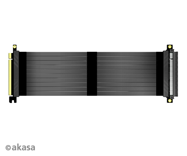 AKASA Riser black X3, 30 cm