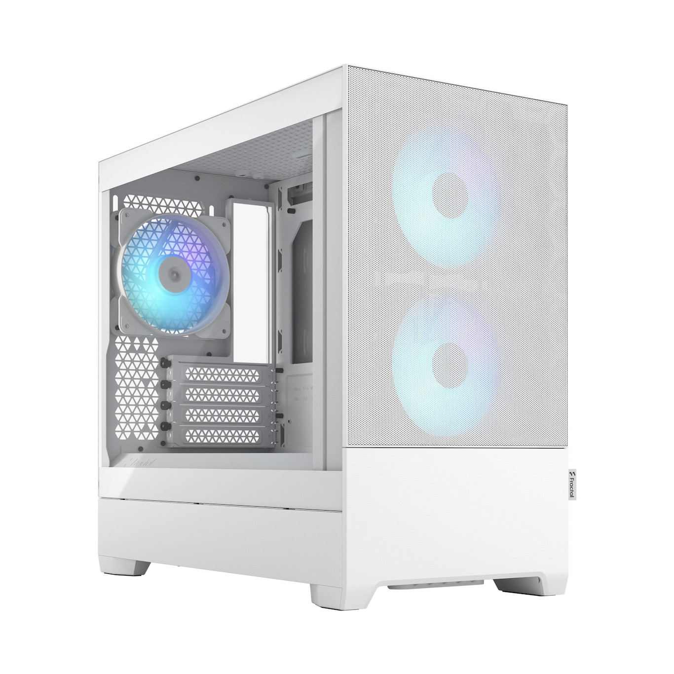 Fractal Design Pop Mini Air RGB White TG Clear Tint/Micro Tower/Transpar./Bílá