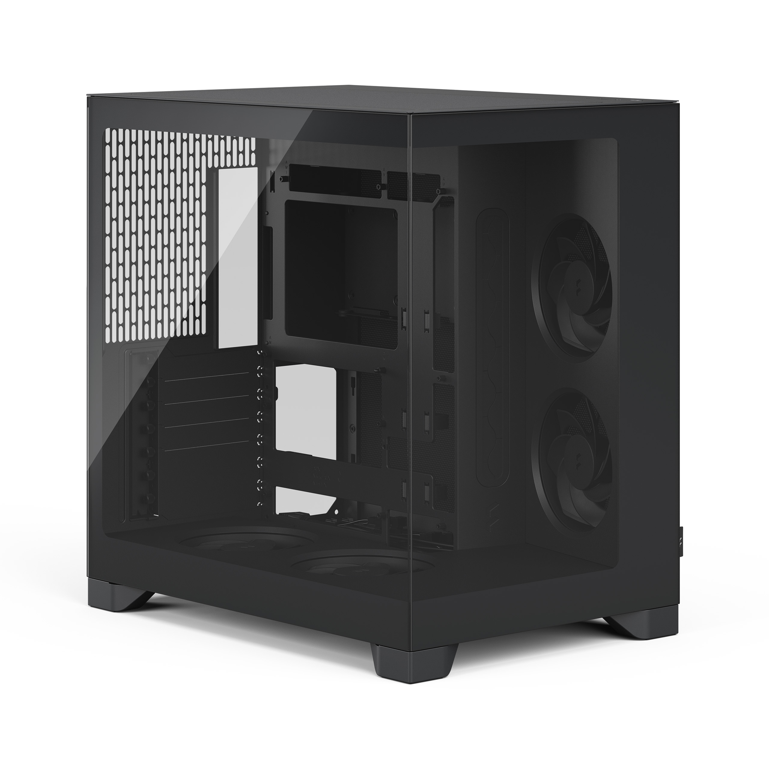 Fractal Pop 2 Vision/Midi Tower/Transpar./Černá